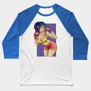 fighter girl Baseball T-Shirt